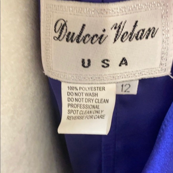 Ruffled Embellished Evening Prom Gown Dulcci Vetan - Picture 13 of 15